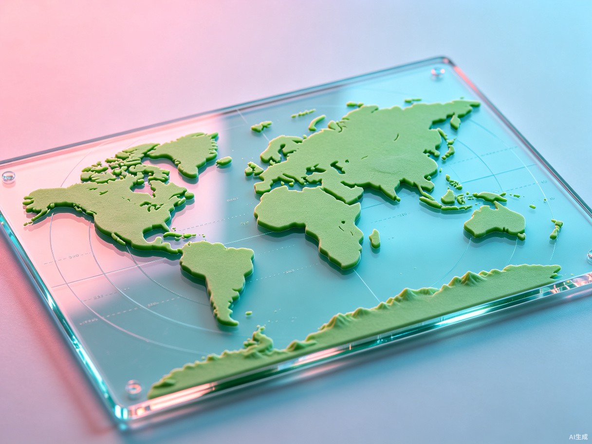 立体世界地图